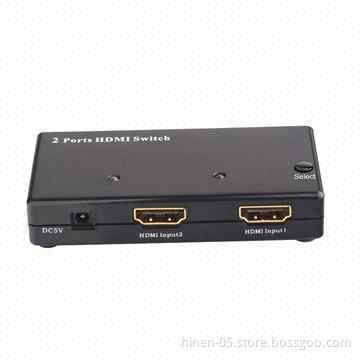 HDMI Amplifier Switcher, Supports Highest Video Resolution 1,080p